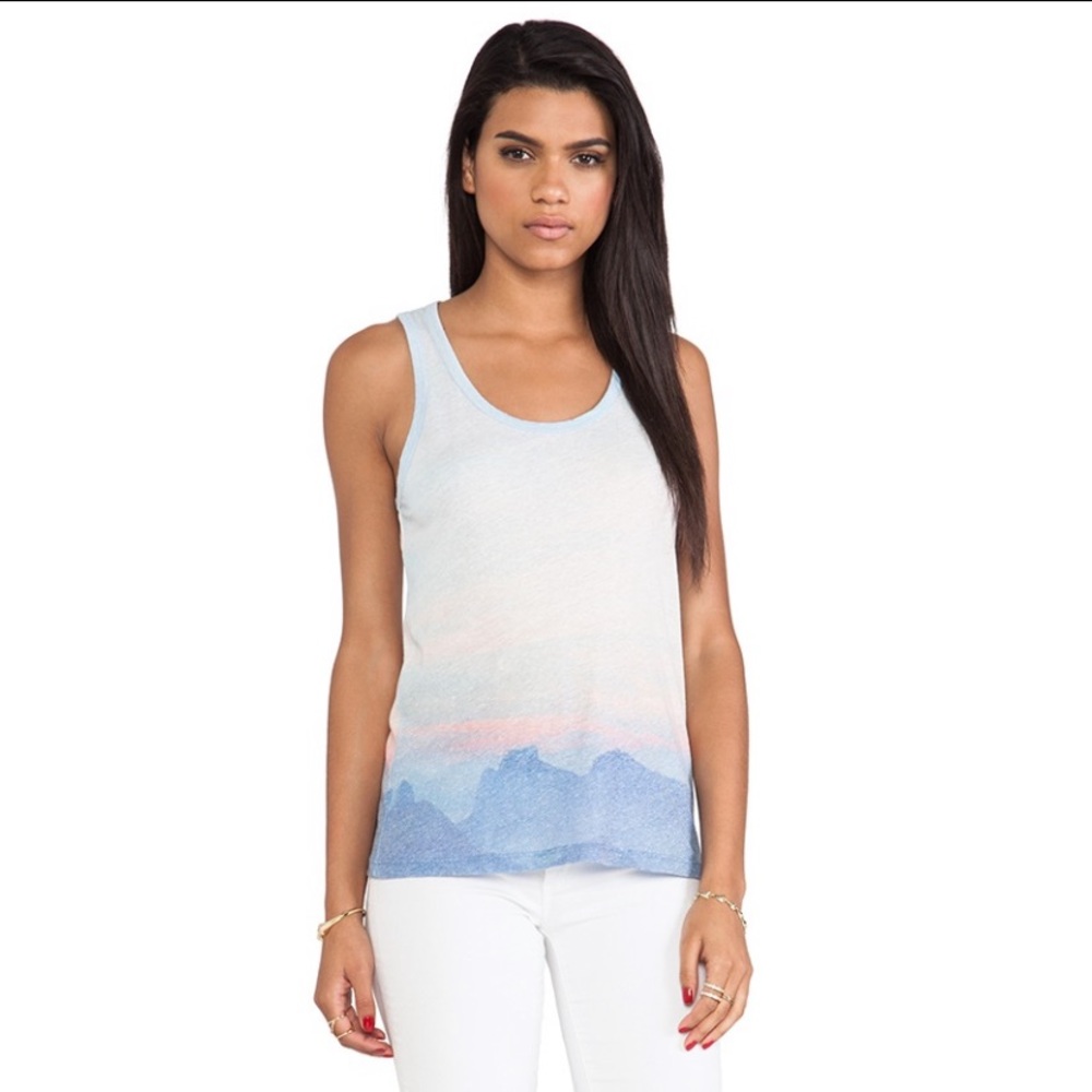 Monrow Rio print tank top multi S